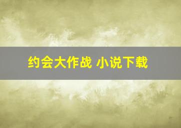 约会大作战 小说下载